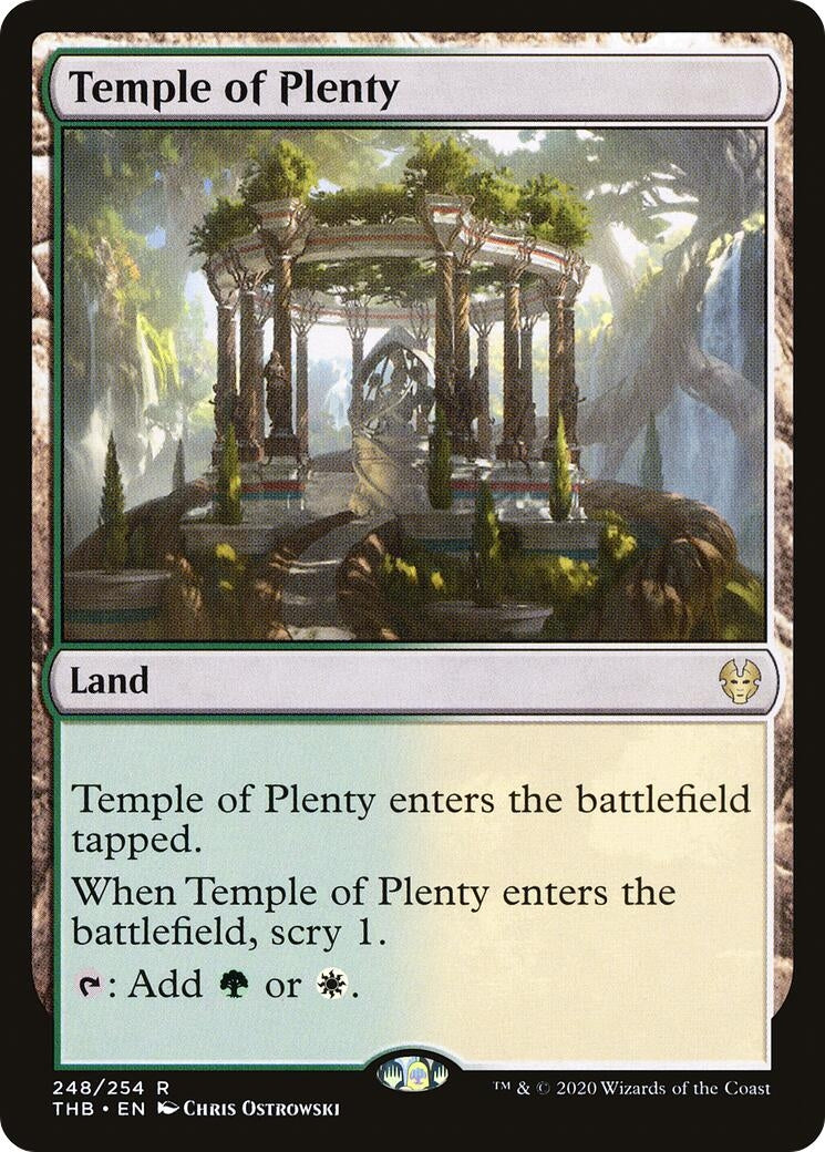 Temple of Plenty (248) [THB] - MTG Single