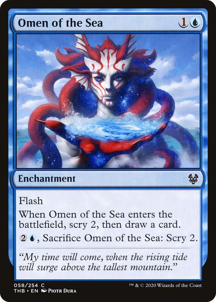 Omen of the Sea (58) [THB] - MTG Single