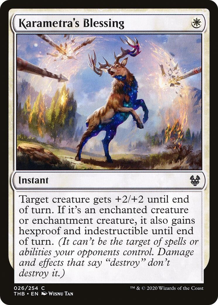 Karametra’s Blessing (26) [THB] - MTG Single