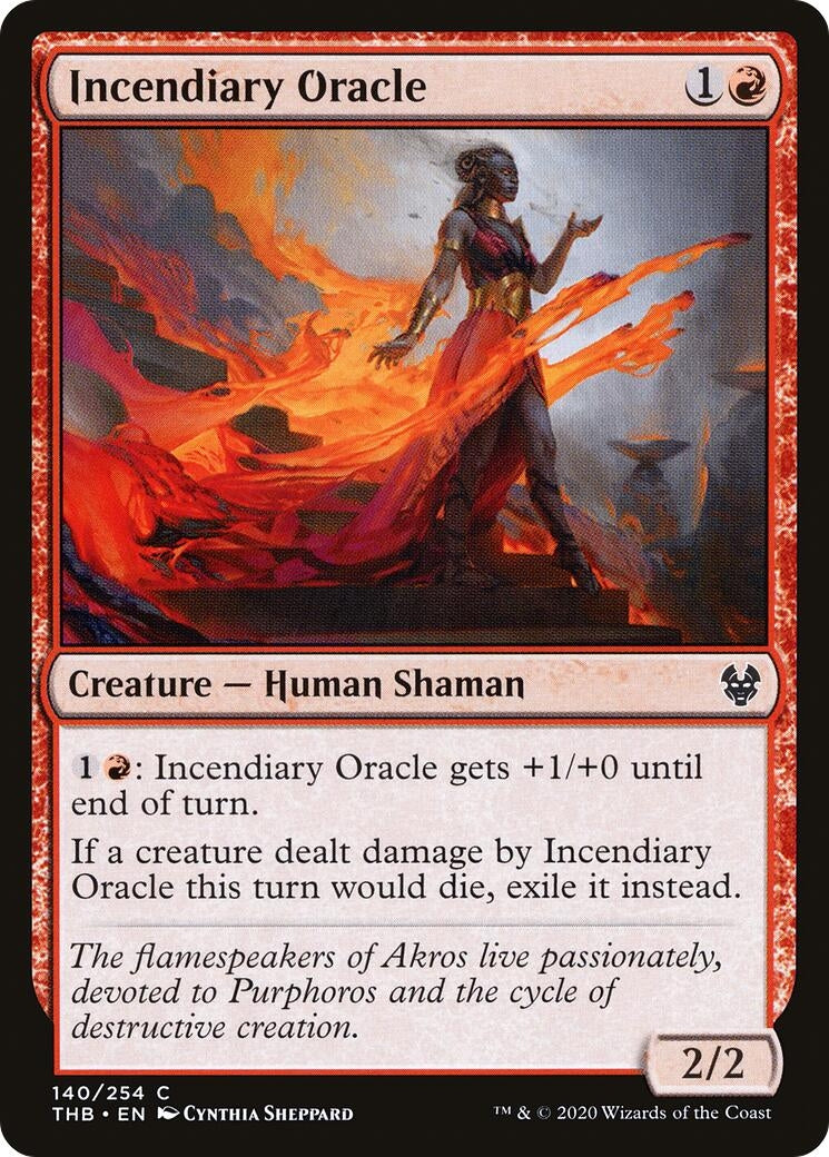 Incendiary Oracle (140) [THB] - MTG Single