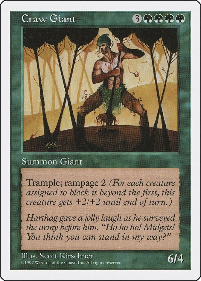 Craw Giant [5ED] - MTG Single