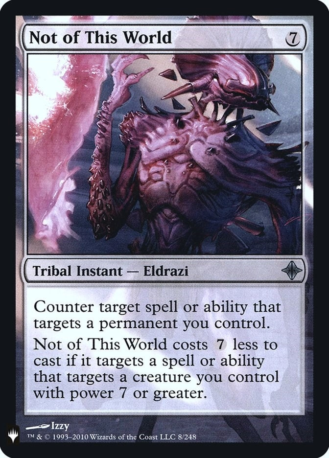 Not of This World (8) [LIST] - MTG Single