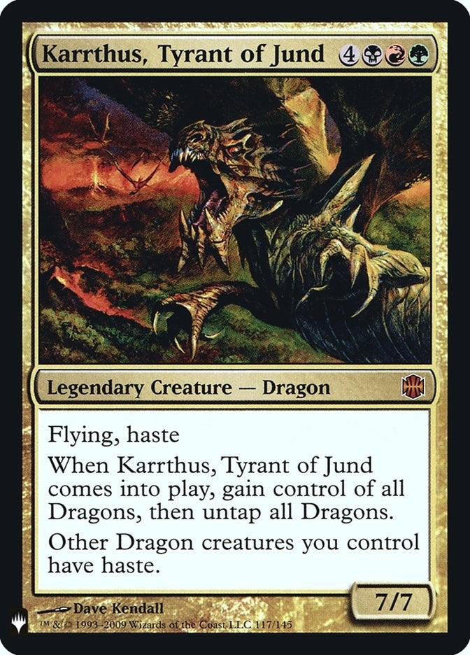Karrthus Tyrant of Jund (117) [LIST] - MTG Single