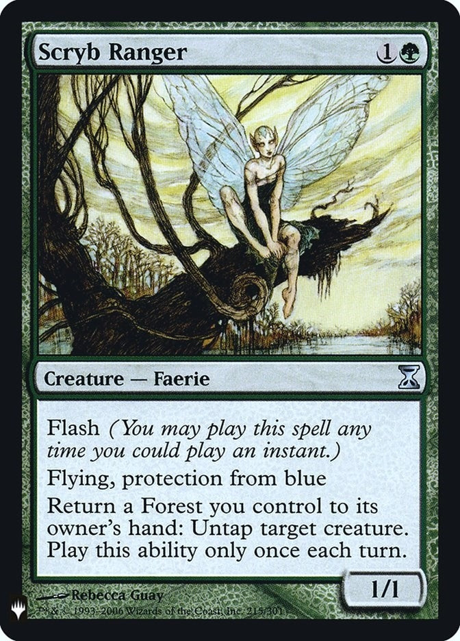 Scryb Ranger (215) [LIST] - MTG Single