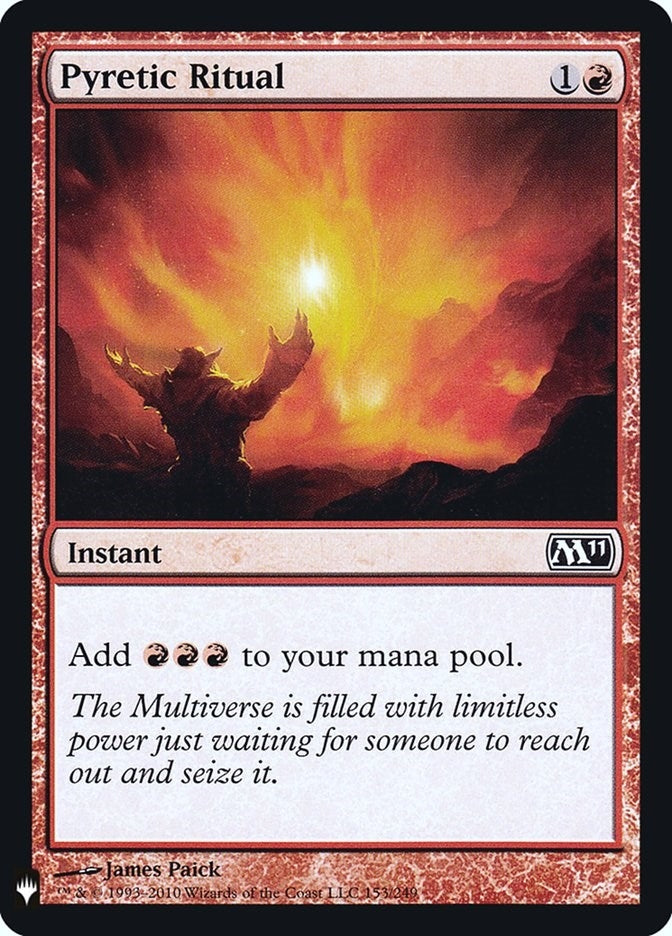 Pyretic Ritual (153) [LIST] - MTG Single
