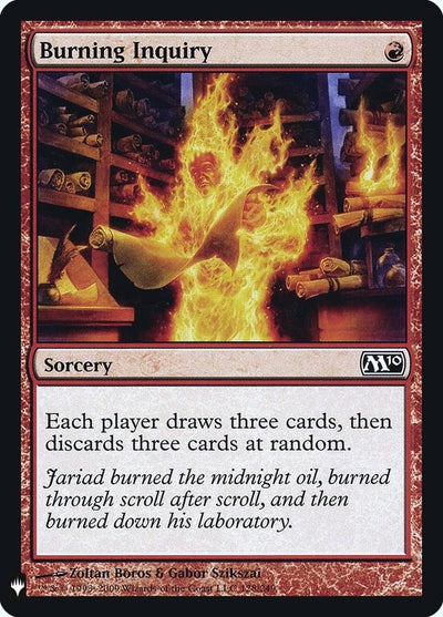 Burning Inquiry (128) [LIST]