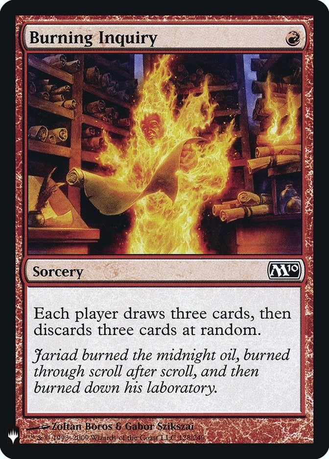 Burning Inquiry (128) [LIST] - MTG Single