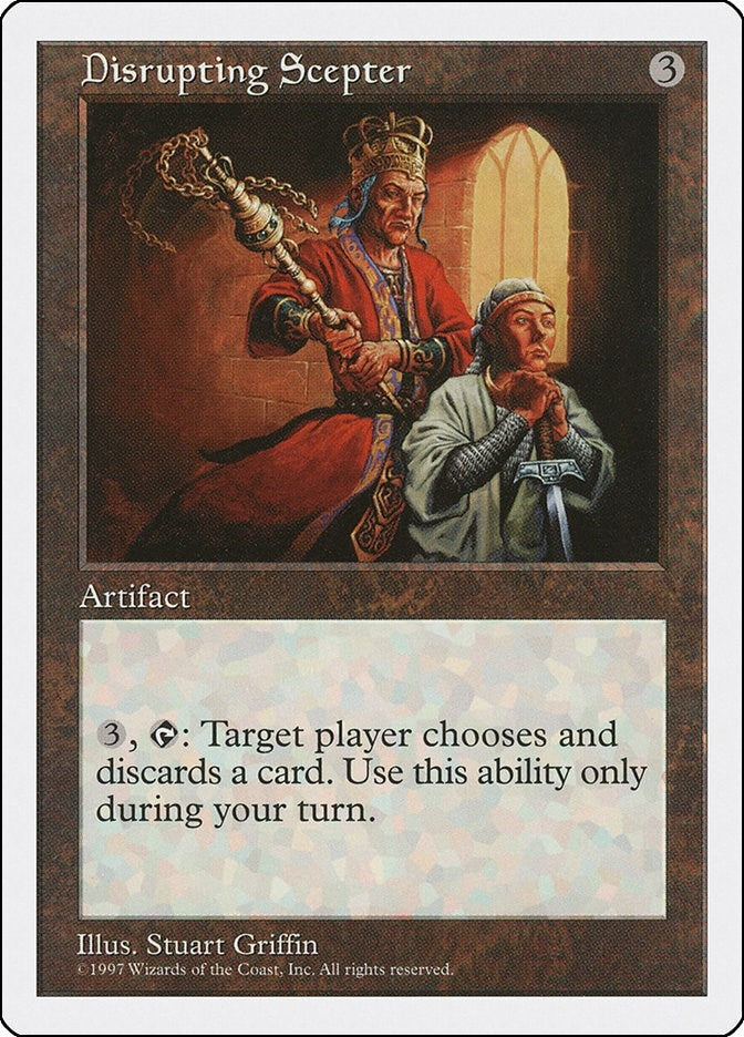 Disrupting Scepter [5ED] - MTG Single