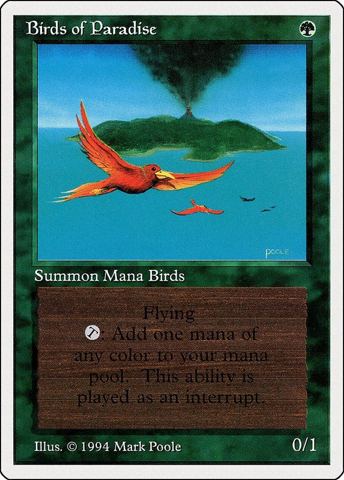 Birds of Paradise (187) [SUM] - MTG Single