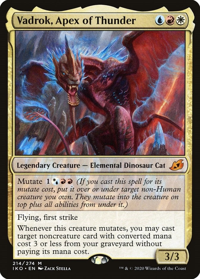 Vadrok Apex of Thunder (214) [IKO] - MTG Single