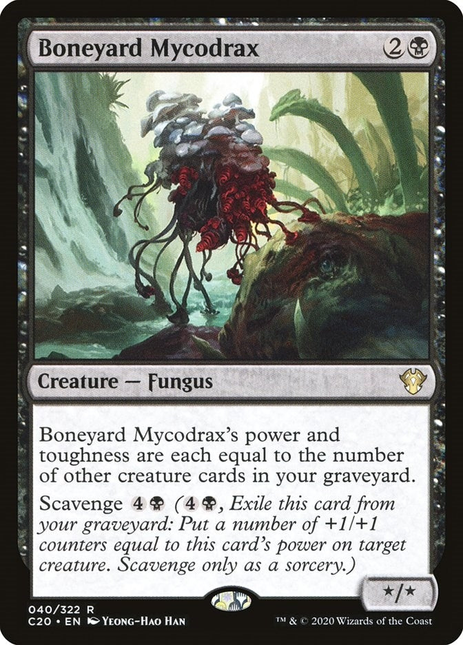Boneyard Mycodrax (40) [C20] - MTG Single