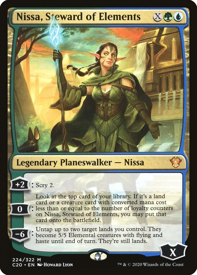 Nissa Steward of Elements (224) [C20] - MTG Single