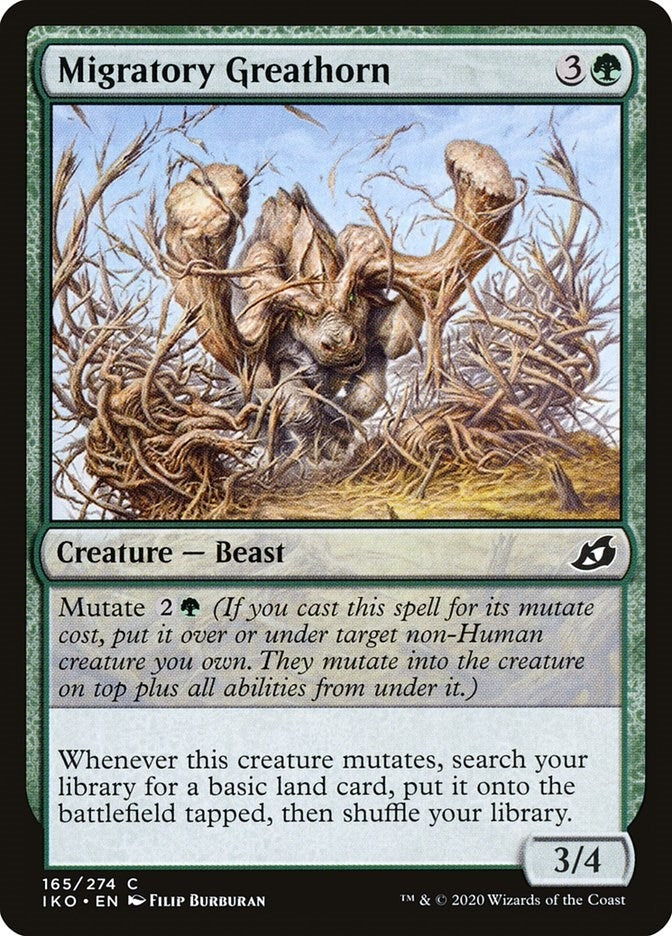 Migratory Greathorn (165) [IKO] - MTG Single