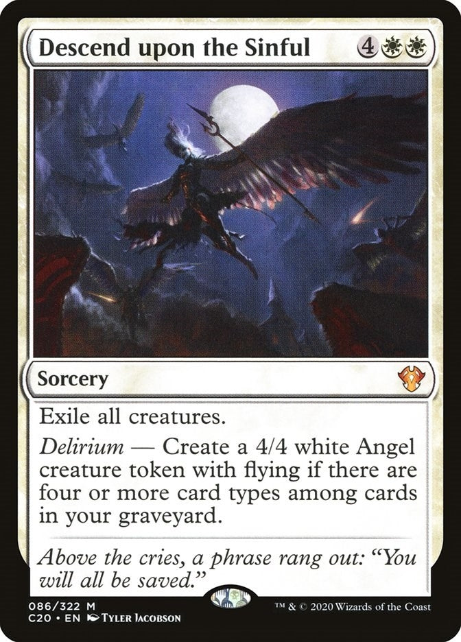 Descend upon the Sinful (86) [C20] - MTG Single