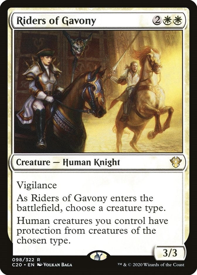 Riders of Gavony (98) [C20] - MTG Single