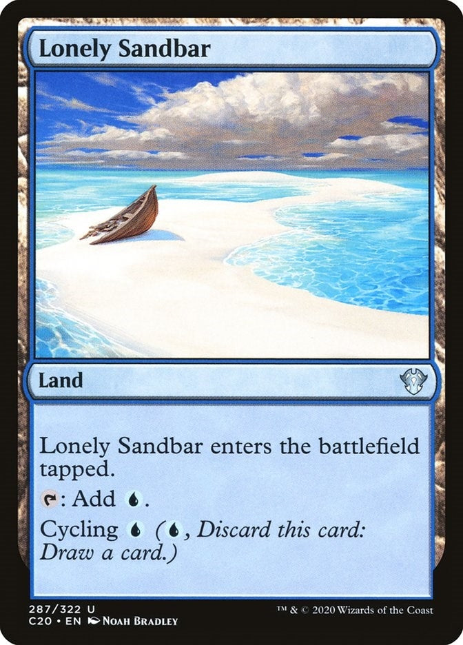 Lonely Sandbar (287) [C20] - MTG Single