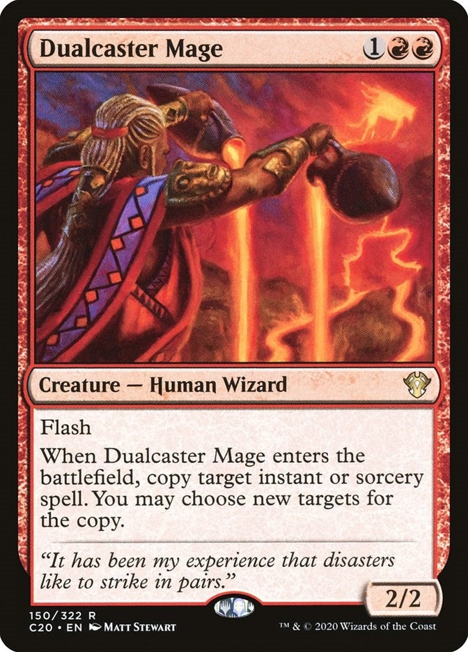 Dualcaster Mage (150) [C20] - MTG Single