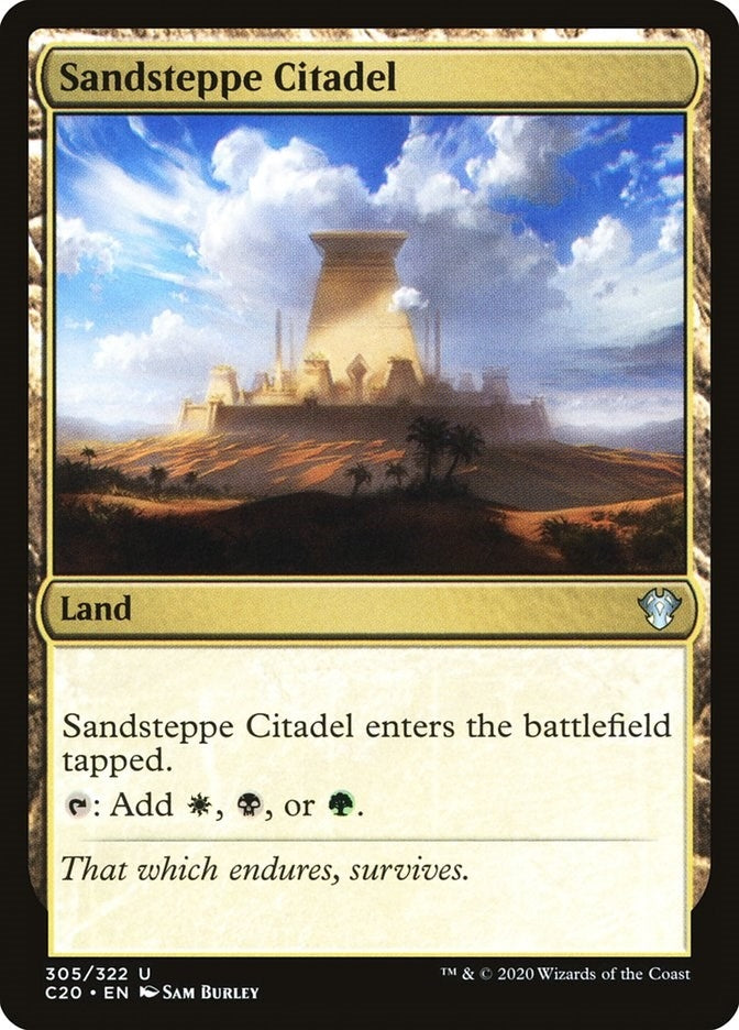 Sandsteppe Citadel (305) [C20] - MTG Single