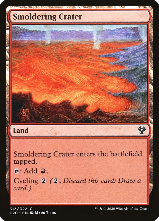 Smoldering Crater (313) [C20] - MTG Single