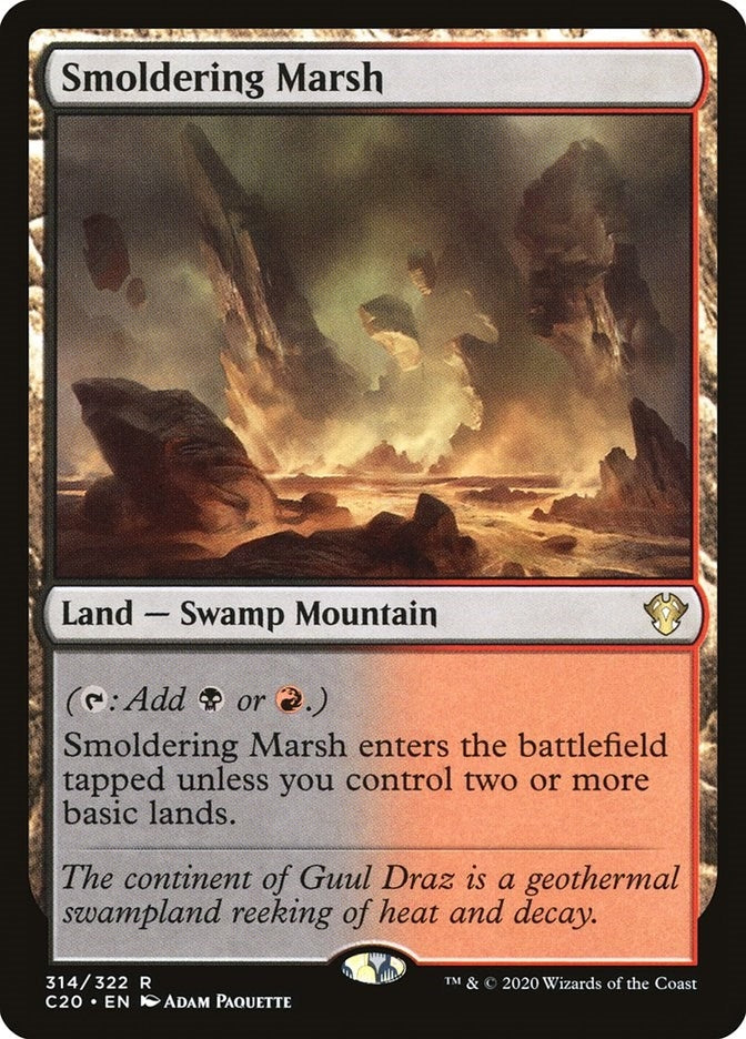 Smoldering Marsh (314) [C20] - MTG Single
