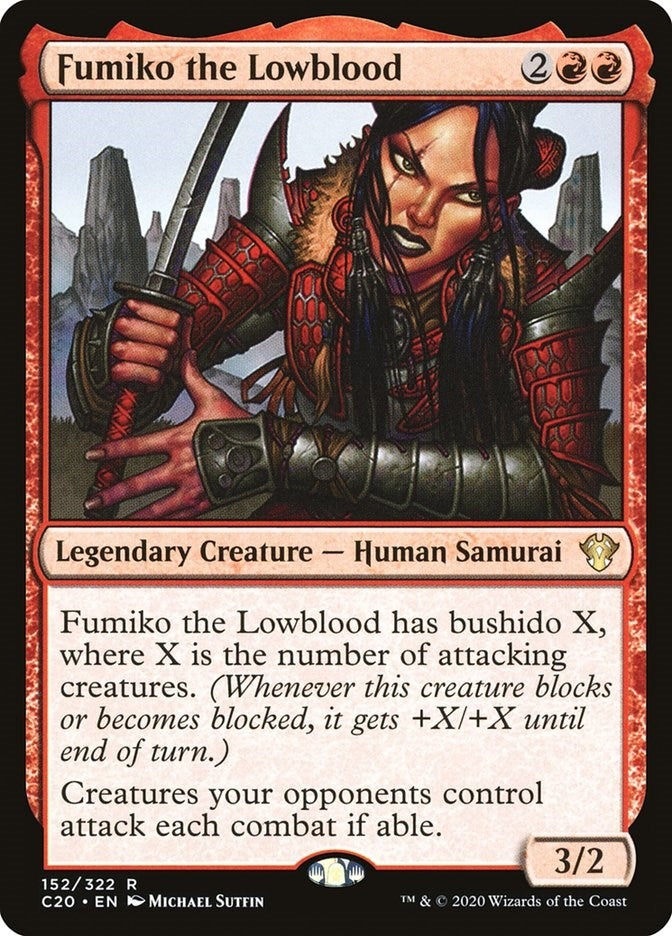 Fumiko the Lowblood (152) [C20] - MTG Single
