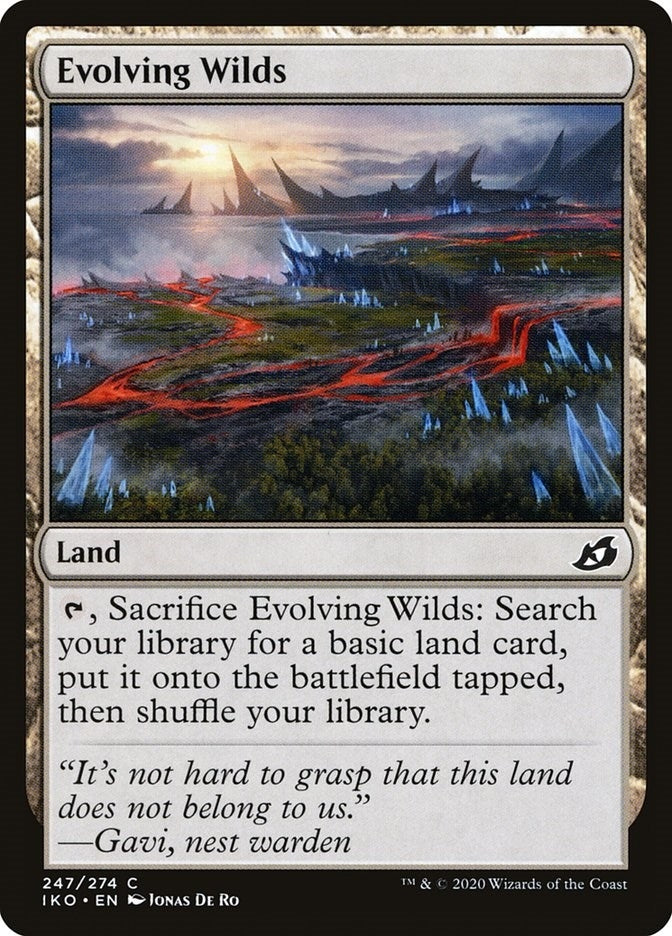 Evolving Wilds (247) [IKO] - MTG Single