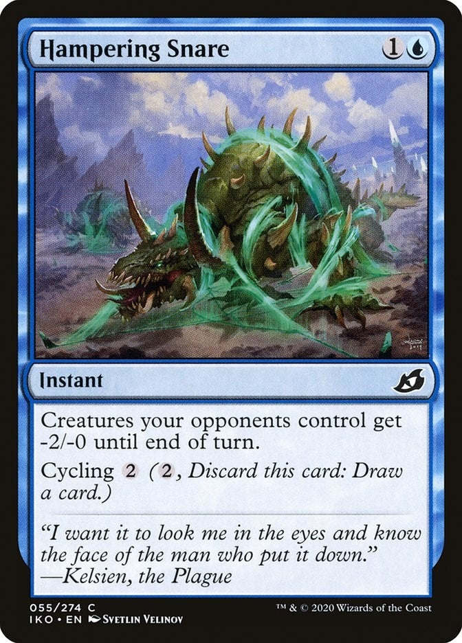 Hampering Snare (55) [IKO] - MTG Single