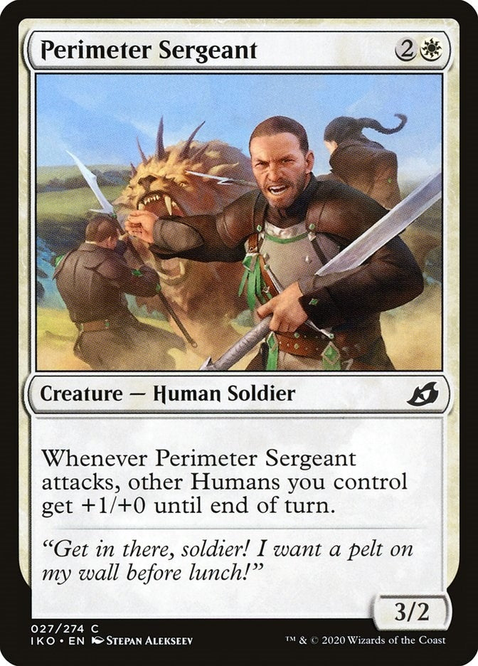 Perimeter Sergeant (27) [IKO] - MTG Single