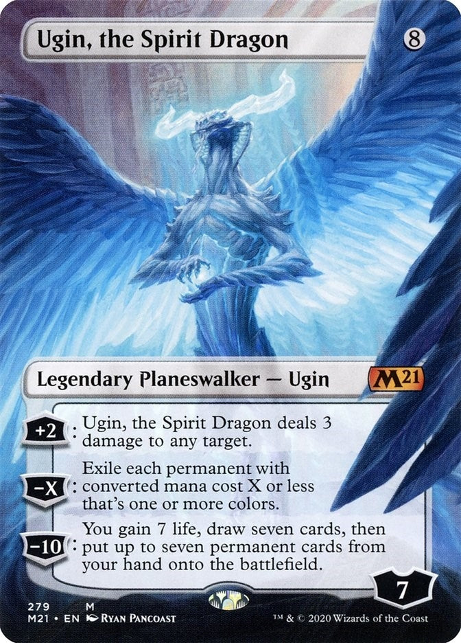 Ugin the Spirit Dragon (Borderless) (279) [M21] - MTG Single