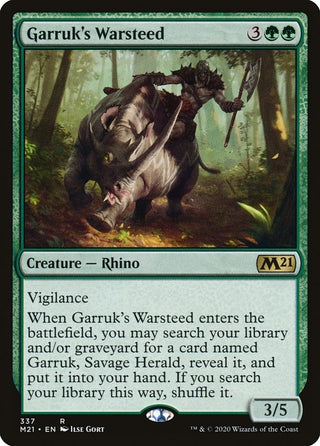 Garruk’s Warsteed (337) [M21] - MTG Single