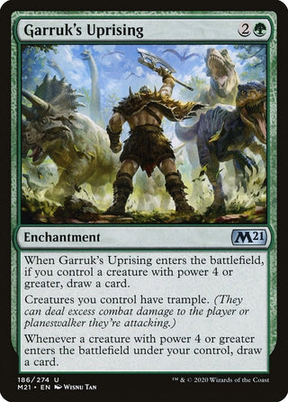 Garruk’s Uprising (186) [M21] - MTG Single