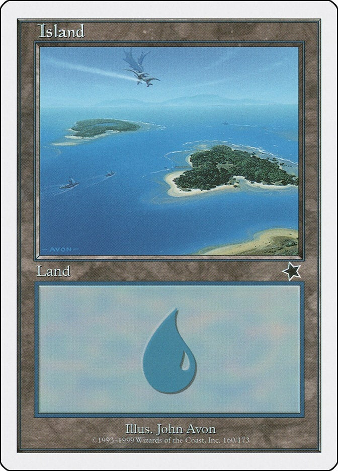 Island (160) (160) [S99] - MTG Single