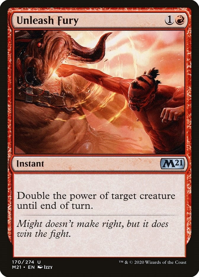 Unleash Fury (170) [M21] - MTG Single