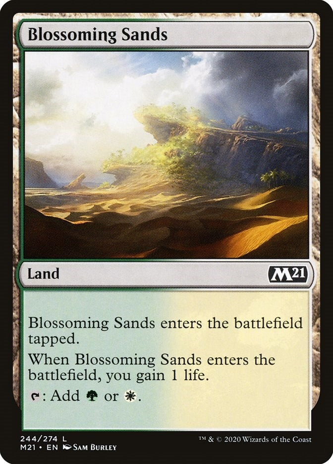 Blossoming Sands (244) [M21] - MTG Single