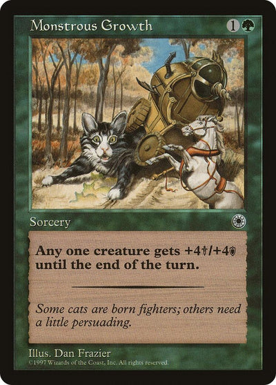 Monstrous Growth (Flavor Text) (173) [POR]
