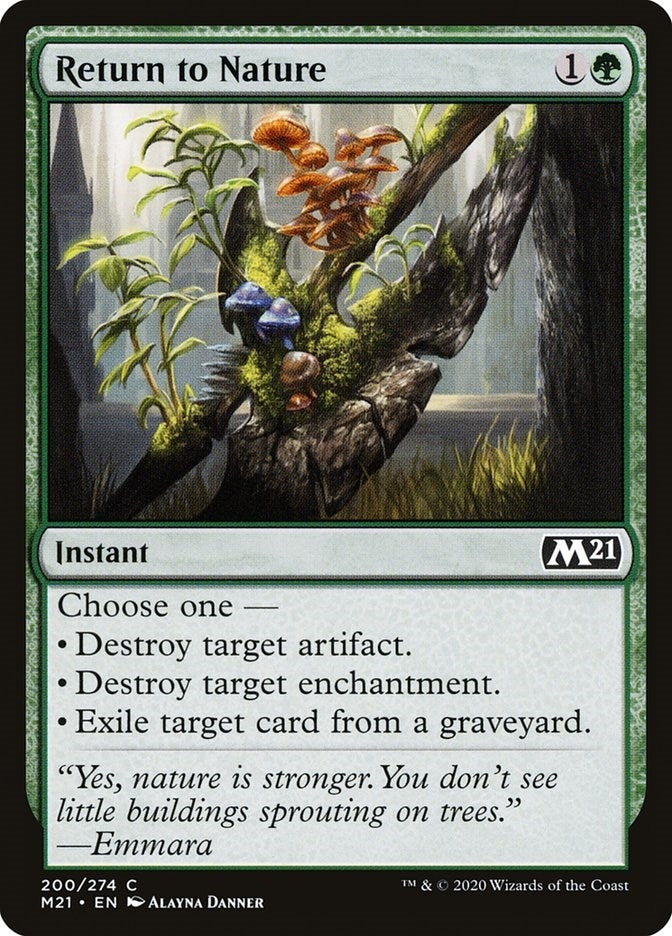 Return to Nature (200) [M21] - MTG Single