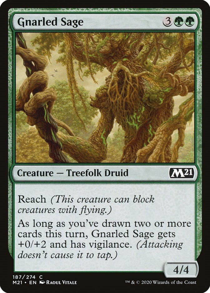 Gnarled Sage (187) [M21] - MTG Single
