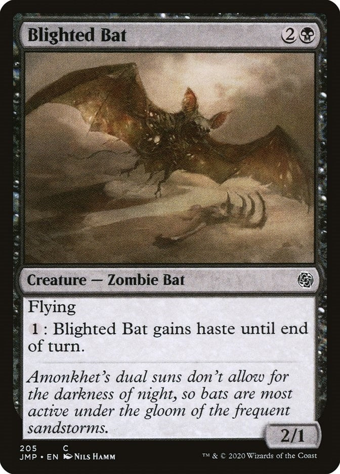 Blighted Bat (205) [JMP] - MTG Single