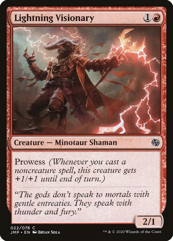 Lightning Visionary (22) [JMP] - MTG Single