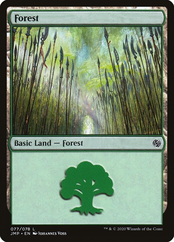 Forest (77) (77) [JMP] - MTG Single