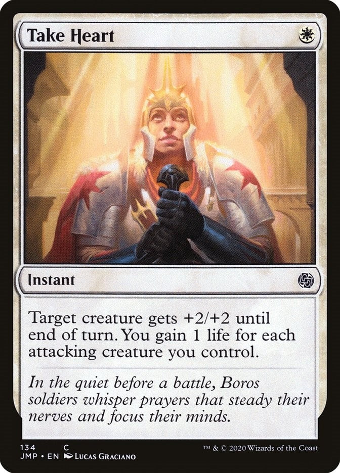 Take Heart (134) [JMP] - MTG Single
