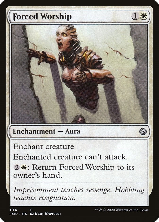 Forced Worship (104) [JMP] - MTG Single