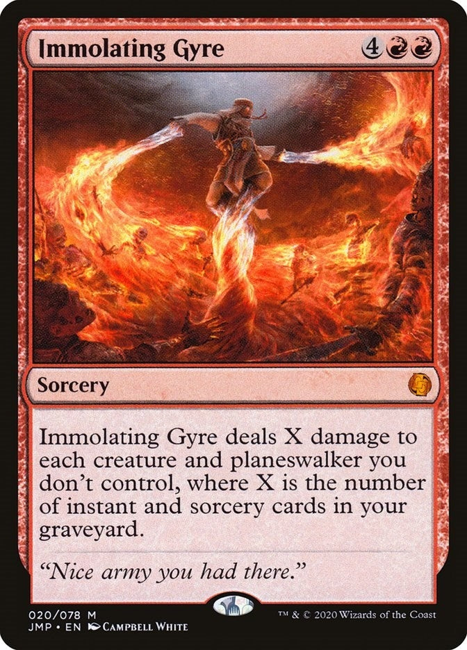 Immolating Gyre (20) [JMP] - MTG Single