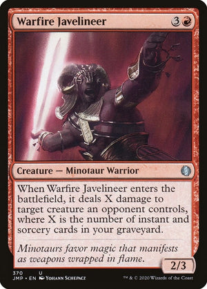 Warfire Javelineer (370) [JMP] - MTG Single