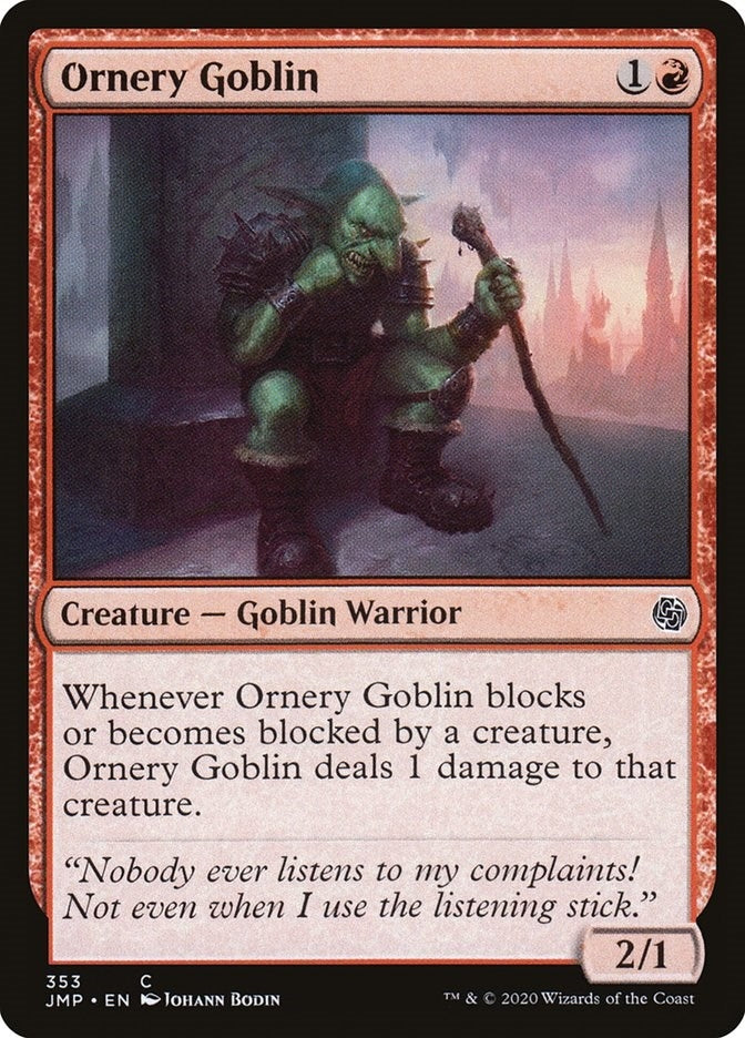 Ornery Goblin (353) [JMP] - MTG Single