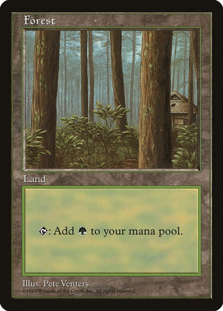 Forest - Red Pack (Venters) [APAC] - MTG Single
