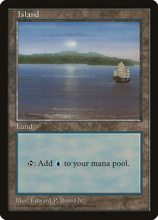 Island - Red Pack (Beard Jr.) [APAC] - MTG Single