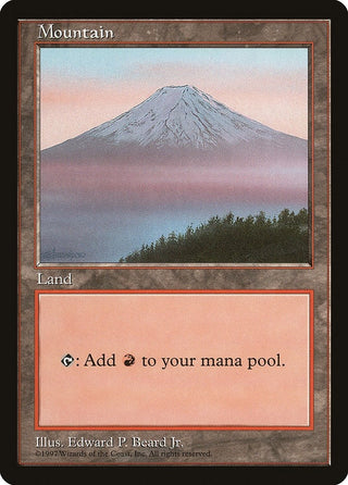 Mountain - Clear Pack (Beard Jr.) [APAC] - MTG Single