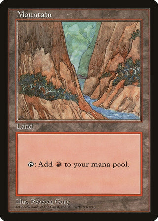 Mountain - Blue Pack (Guay) [APAC] - MTG Single