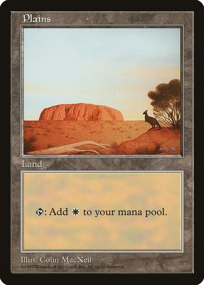 Plains - Blue Pack (MacNeil) [APAC] - MTG Single